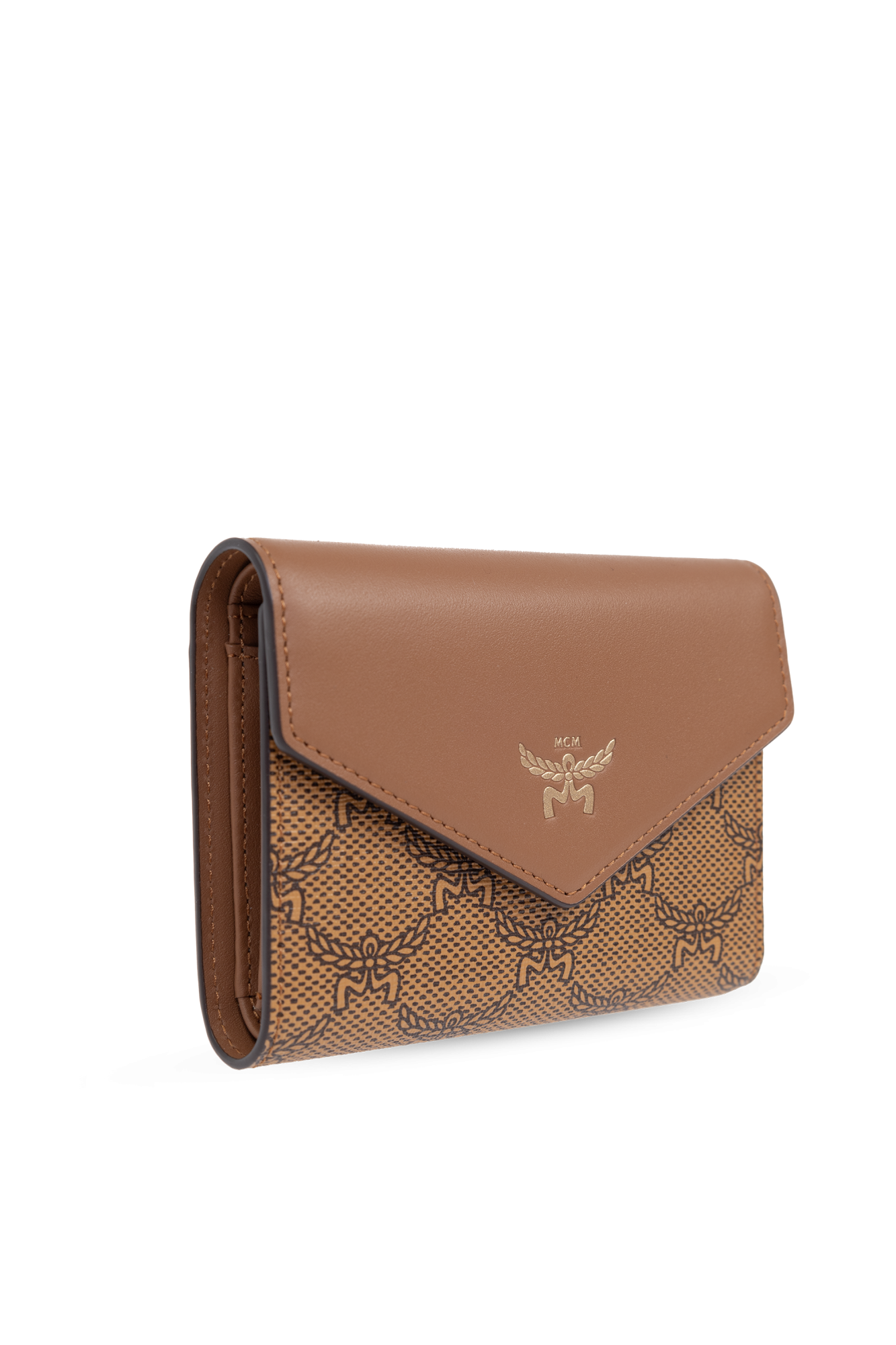 Brown Wallet with Visetos print MCM Vitkac France